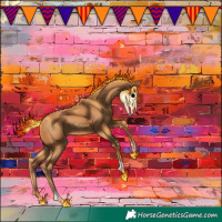 Horse Color:Chestnut Tobiano