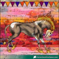 Horse Color:Classic Champagne Tobiano 