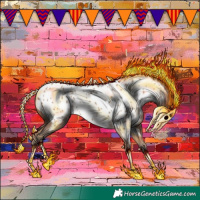 Horse Color:Sable Champagne Near Leopard