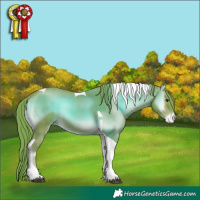 Horse Color:Watercolor Red Onyx Tobiano Varnish 