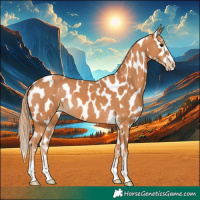 Horse Color:Chestnut Appaloosa 