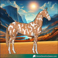 Horse Color:Chestnut Appaloosa 