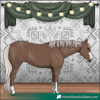 Horse Color:Silver Black 