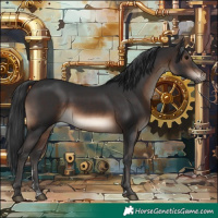 Horse Color:Brown Sabino