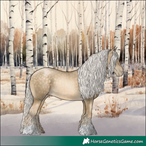 Horse Color:Silver Buckskin Pearl 