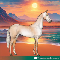 Horse Color:Gray Palomino Pearl 