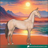 Horse Color:Amber Champagne 