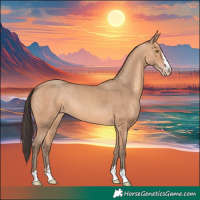Horse Color:Amber Champagne 