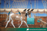 Horse Color:Black Pearl Tobiano 