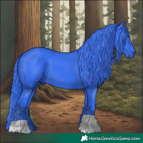 Horse Color:Watercolor Black 