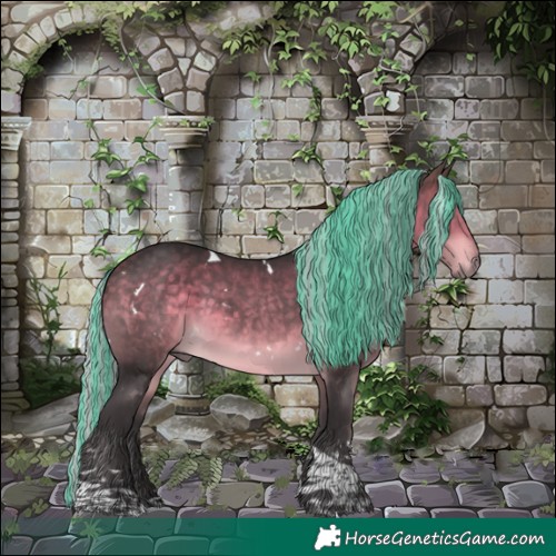 Horse Color:Painted White Spotted Silver Buckskin Tobiano 