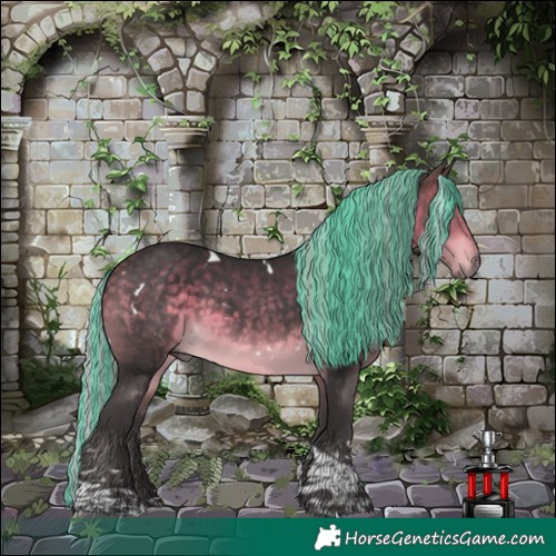 Horse Color:Painted White Spotted Silver Buckskin Tobiano 