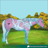 Horse Color:Thunderstruck Watercolor Silver Brown