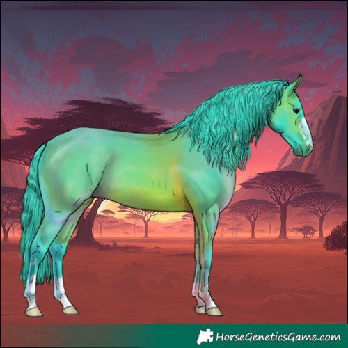 Horse Color:Watercolor Bay 