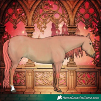 Horse Color:Watercolor Liver Red Dun 