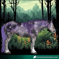 Horse Color:Painted Smoky Blue Onyx Ice Snowdrop Tobiano Rabicano