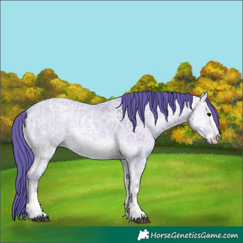 Horse Color:Watercolor Buckskin Ice Onyx 