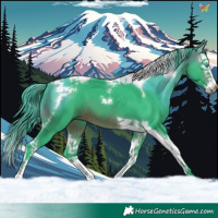 Horse Color:Watercolor Brown Splash Tobiano 