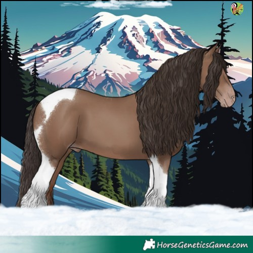 Horse Color:Classic Champagne Tobiano 