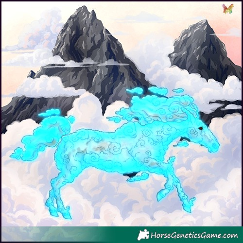 Horse Color:Thunderstruck White Spotted Black Pearl Sabino Blanket 