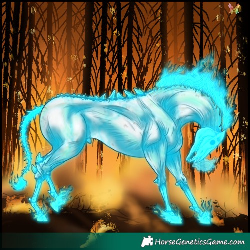 Horse Color:Thunderstruck Liver Chestnut Sabino 