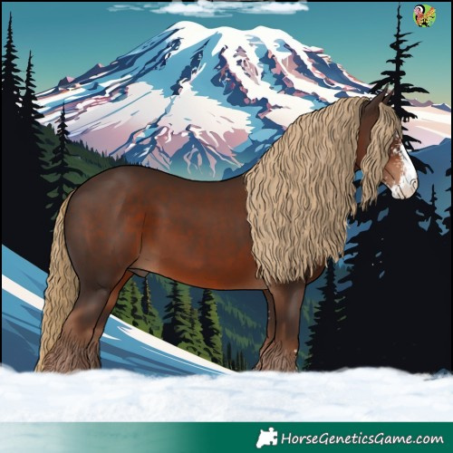 Horse Color:Liver Chestnut Sabino 