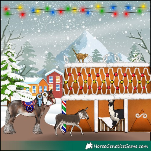 Horse Color:Liver Chestnut Mushroom Tobiano