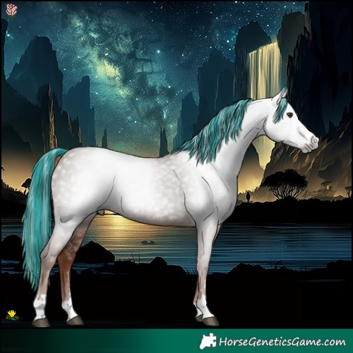 Horse Color:Gray Painted Chestnut 