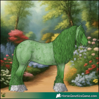 Horse Color:Watercolor Blue Roan Rabicano 
