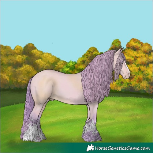 Horse Color:Watercolor Perlino Dun 