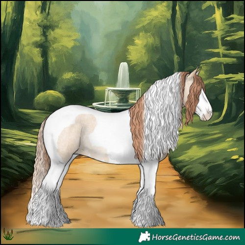 Horse Color:Red Dun Roan Splash Tobiano Rabicano