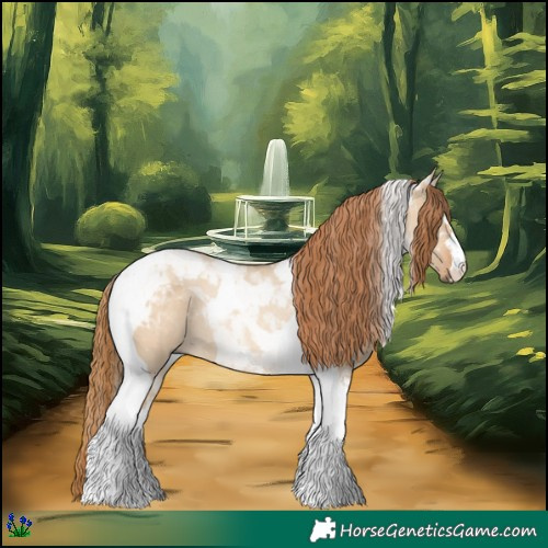 Horse Color:Red Dun Tobiano Rabicano 