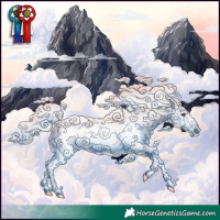 Horse Color:White Spotted Silver Bay Dun Tobiano Appaloosa Brindle
