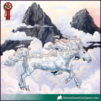Horse Color:White Spotted Silver Bay Dun Tobiano Appaloosa Brindle