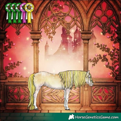 Horse Color:Powder White Platinum Painted Watercolor Chocolate Silver Blue Onyx Chinchilla Pearl Mushroom Brindle  and Powder White Gray Platinum Painted Watercolor Liver Red Onyx Chinchilla Pearl Mushroom 