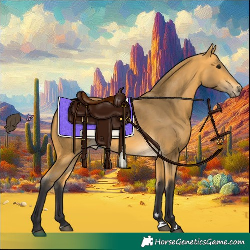 Horse Color:Buckskin 