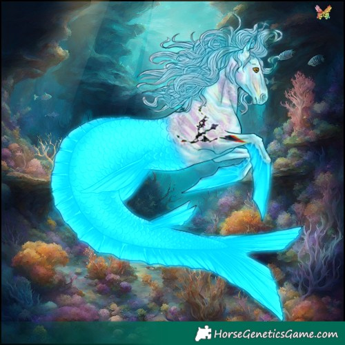 Horse Color:Thunderstruck White Spotted Silver Bay Ice Dun 