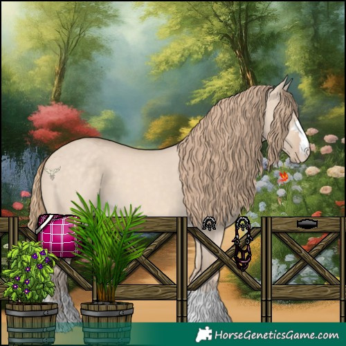 Horse Color:Perlino Dun 