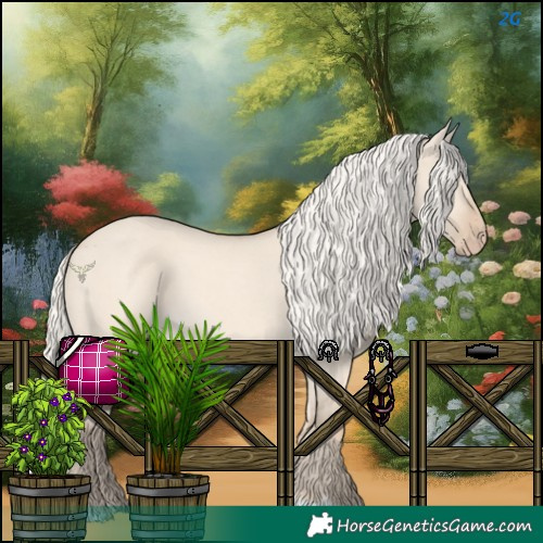 Horse Color:Cremello Dun 