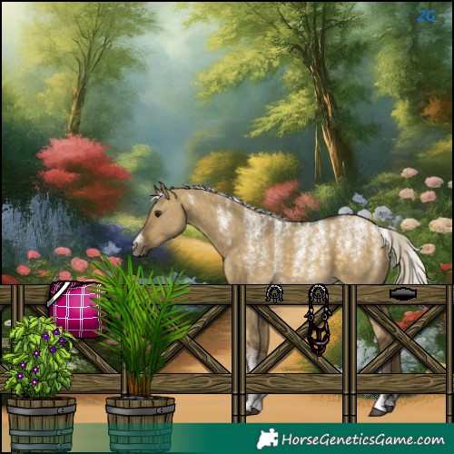 Horse Color:Silver Buckskin Dun 