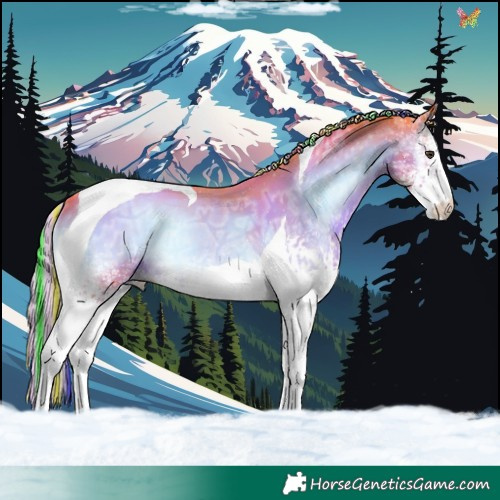 Horse Color:Painted Watercolor White Spotted Chocolate Palomino Ice Onyx Tobiano 