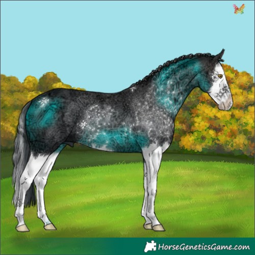 Horse Color:Brown Ice Splash 