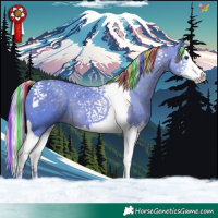 Horse Color:Painted Watercolor Chocolate Palomino Splash Tobiano 