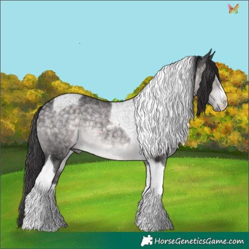 Horse Color:Platinum Buckskin Tobiano 