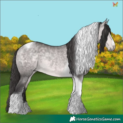 Horse Color:Platinum Buckskin Dun Tobiano 