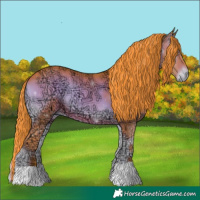 Horse Color:Watercolor Liver Red Onyx Ice