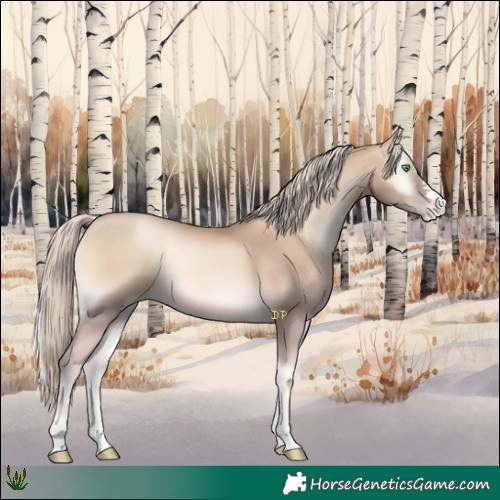 Horse Color:Chocolate Palomino Pearl Onyx 