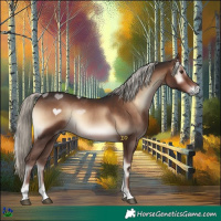 Horse Color:Liver Red Onyx Mushroom Tobiano 