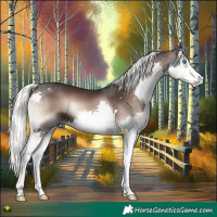 Horse Color:Liver Red Onyx Mushroom Splash 