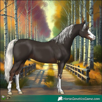 Horse Color:Liver Chestnut Mushroom 